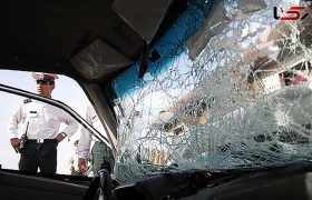 برخورد ۲ خودرو با جک در جاده هراز ۸ مصدوم داشت