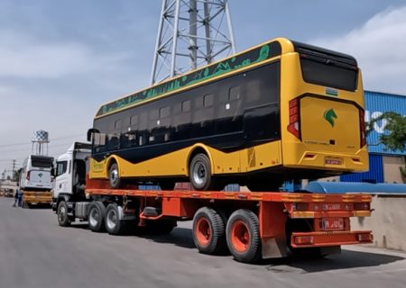تحویل ۱۰ دستگاه اتوبوس برقی ایران‌خودرو دیزل به شرکت ملی مناطق نفت‌خیز جنوب