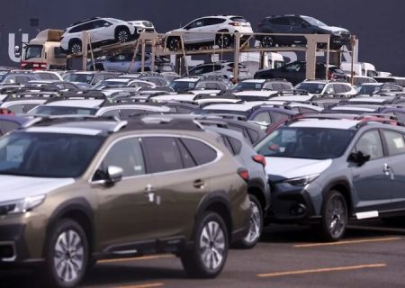 کاهش صادرات ژاپن به دلیل درگیری خودروسازان با تعرفه‌های آمریکا