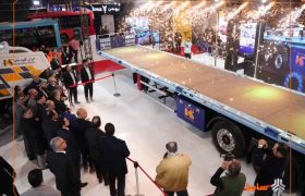 رونمایی از تریلر نسل جدید ایران‌کاوه سایپا در نمایشگاه حمل‌ونقل مشهد