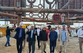 پیشرفت چشمگیر عملیات بارگیری جکت پروژه فرزاد «ب» در آستانه تکمیل